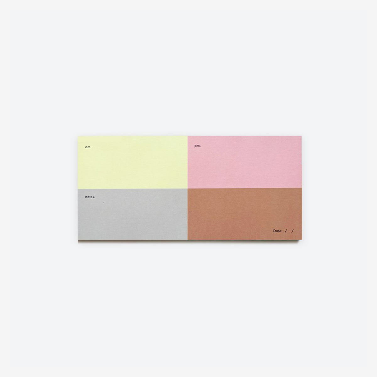AM/PM PLANNER BLOCK PAD