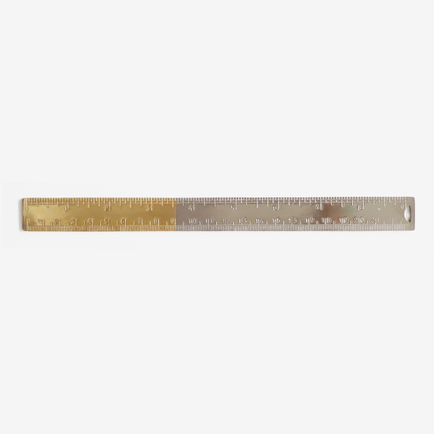 24-KARAT GOLD AND SILVER RULER