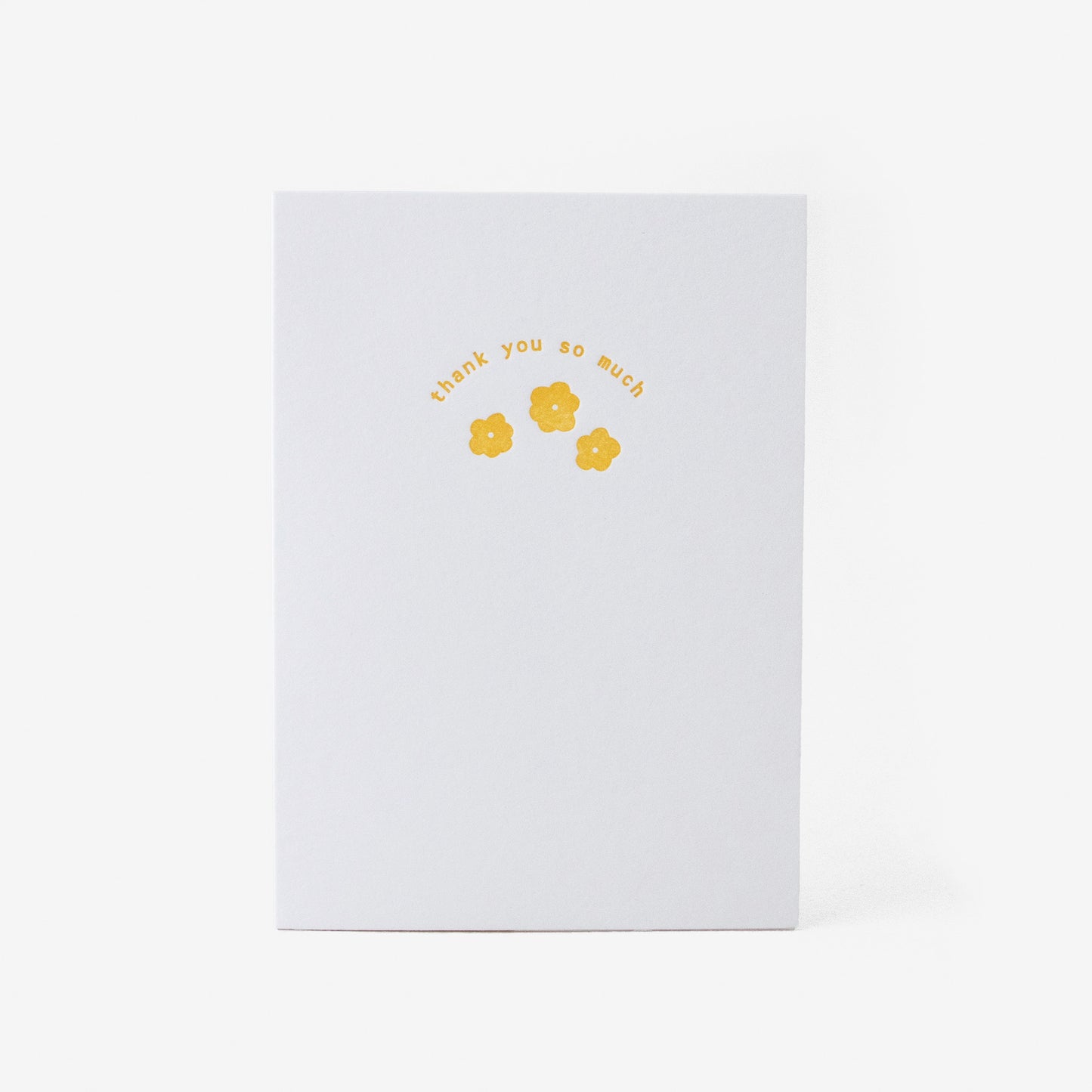 BUTTER YELLOW FLORAL THANK YOU NOTES | SET OF SIX