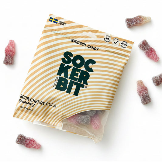 SOCKERBIT SOUR CHERRY COLA GUMMIES