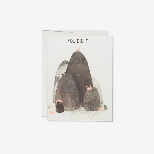 INDIVIDUAL GREETING CARD | YOU DID IT CRAB