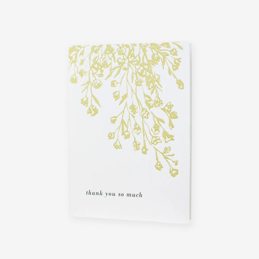 FLORAL BRANCH THANK YOU NOTES | SET OF SIX