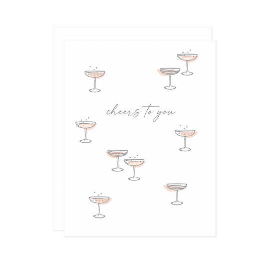 INDIVIDUAL GREETING CARD |  CHEERS CHAMPS