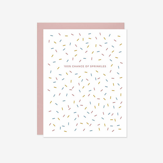 INDIVIDUAL GREETING CARD |  SPRINKLES BIRTHDAY