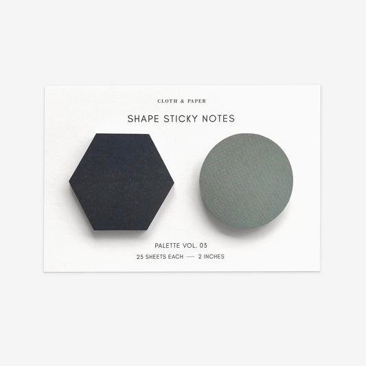 STICKY NOTE SHAPES | SET OF TWO
