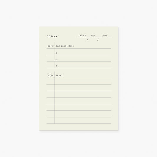 "TO DO TODAY" BLOCK NOTEPAD