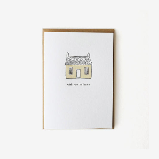INDIVIDUAL GREETING CARD |  HOME WITH YOU