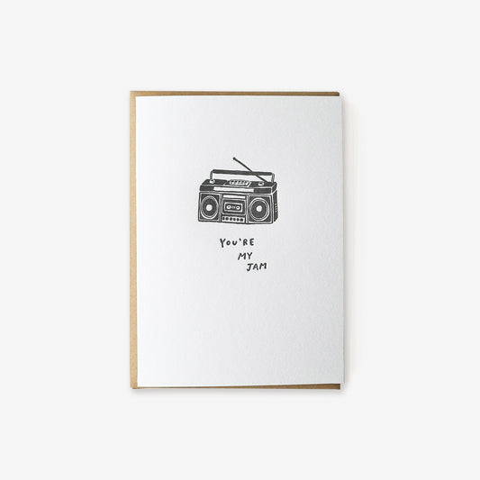 INDIVIDUAL GREETING CARD |  YOU'RE MY JAM