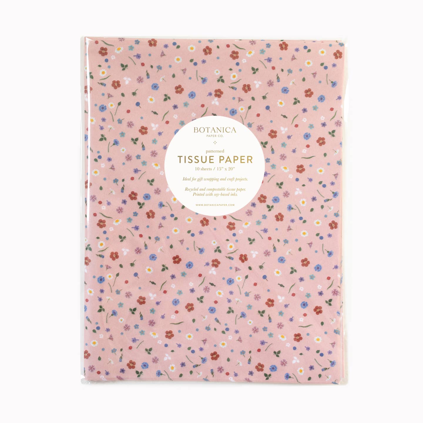 BOTANICAL TISSUE SHEETS | FOUR PATTERNS