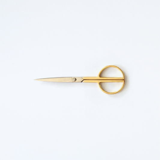 PAPER SCISSORS WITH 24-KARAT-GOLD-PLATED HANDLE