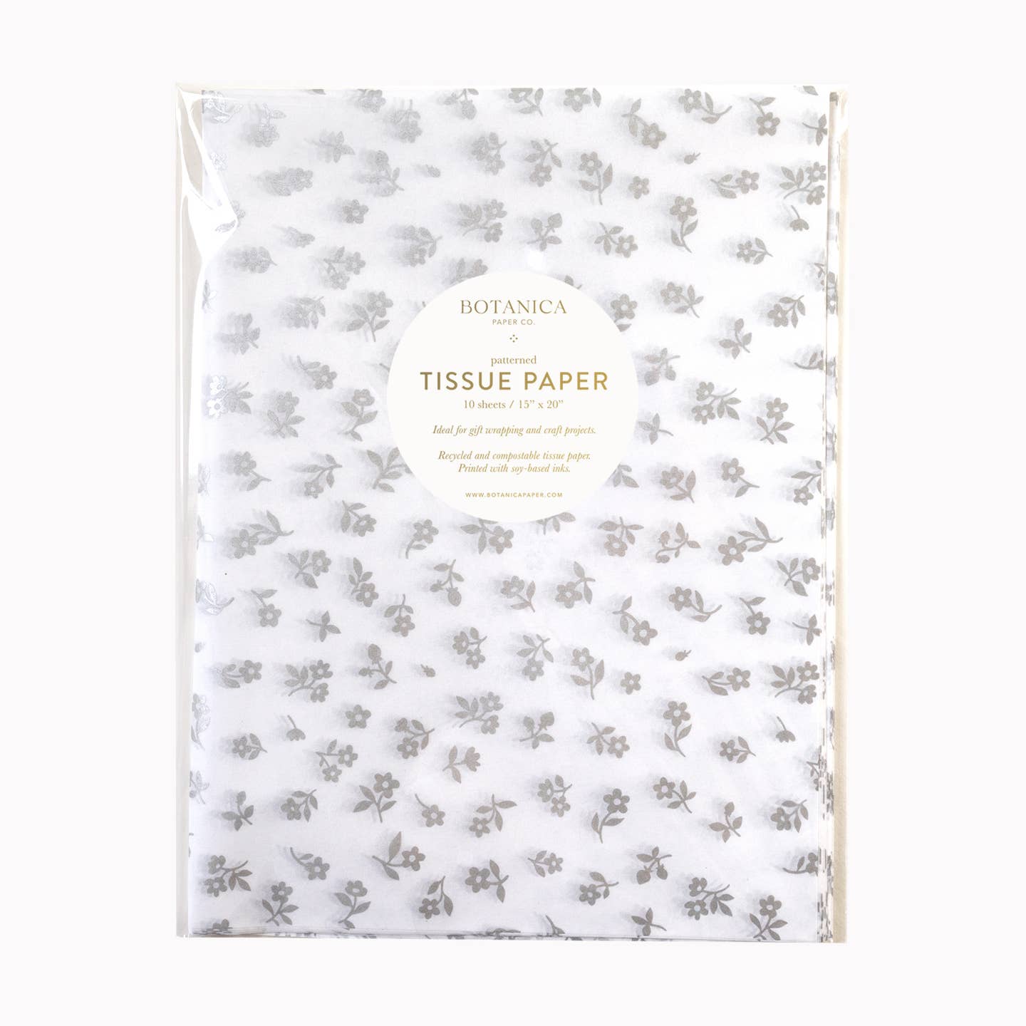 BOTANICAL TISSUE SHEETS | FOUR PATTERNS